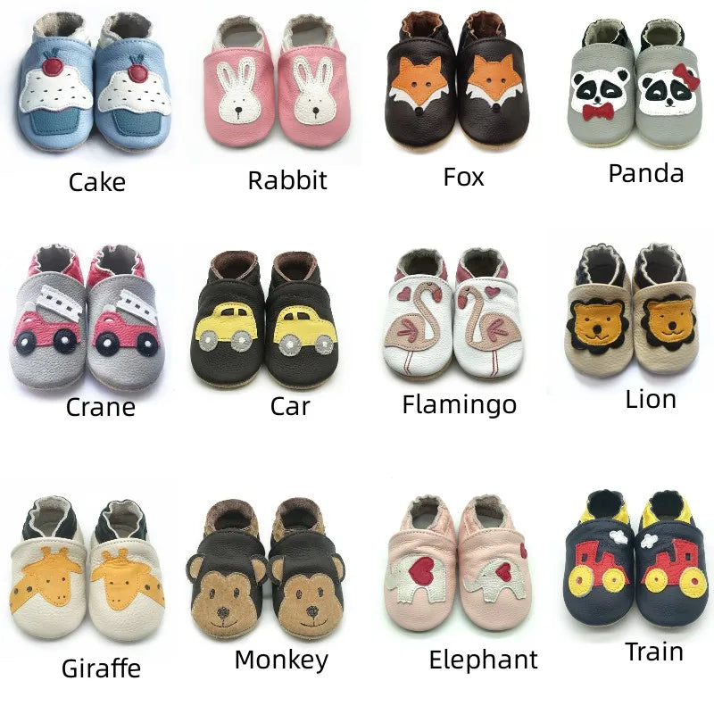 Bubebaby BabyLove Cow Leather First Walker Booties, featuring a classic design with a comfortable fit for early walkers. The booties are equipped with a flexible sole to support baby’s first steps. They come in a versatile colors, making them a stylish and practical choice for little ones