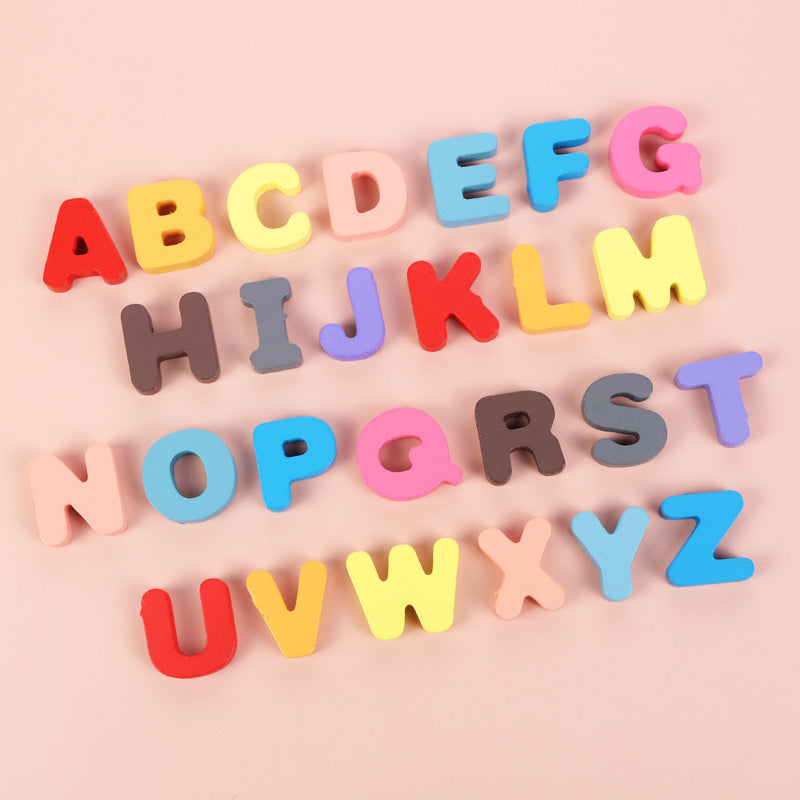 Wooden A to Z letter pieces