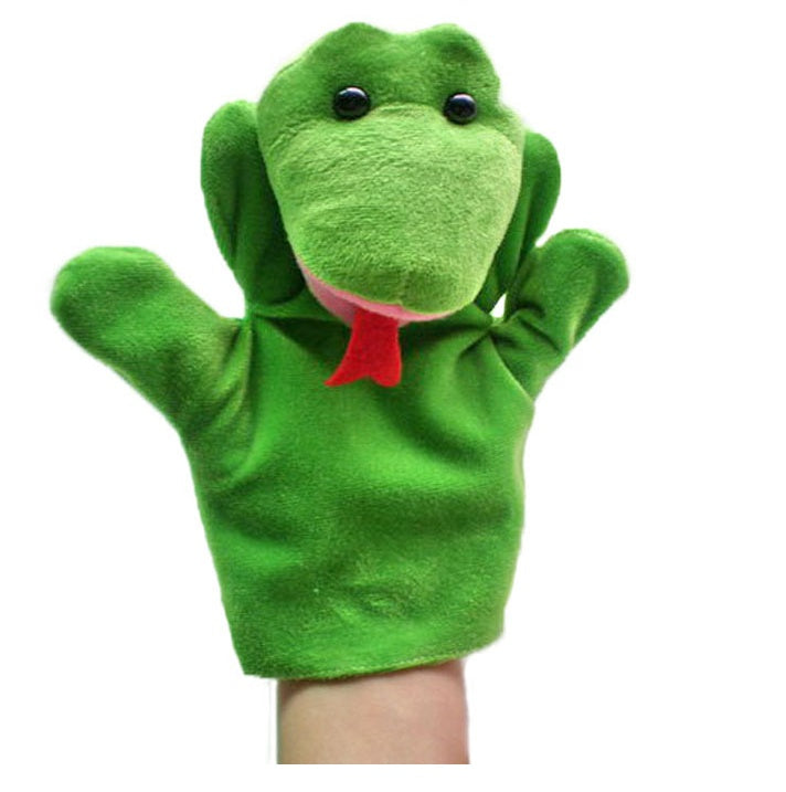 Snake plush animal hand puppet