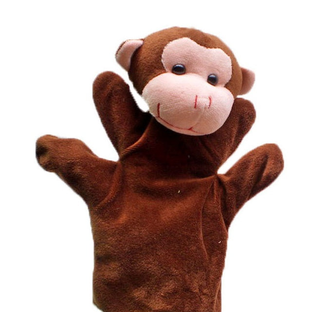 Monkey plush animal hand puppet
