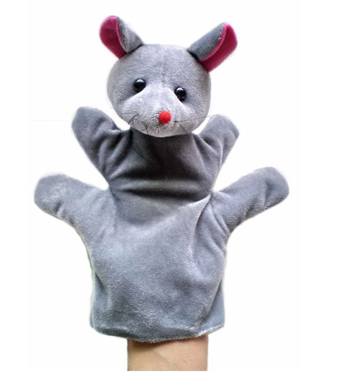 Mouse plush animal hand puppet