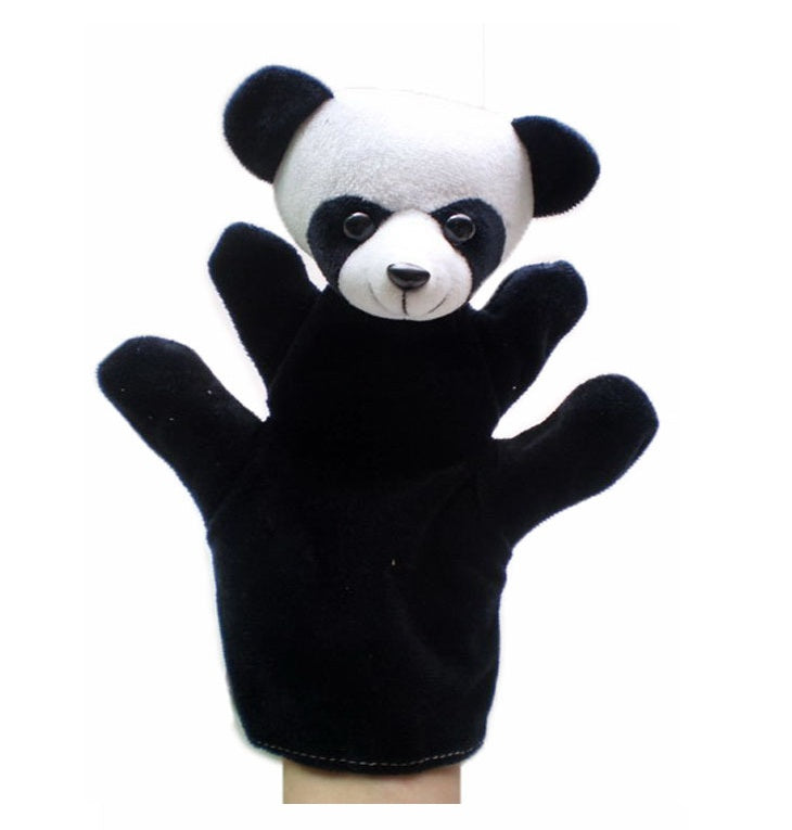 Panda plush animal hand puppet