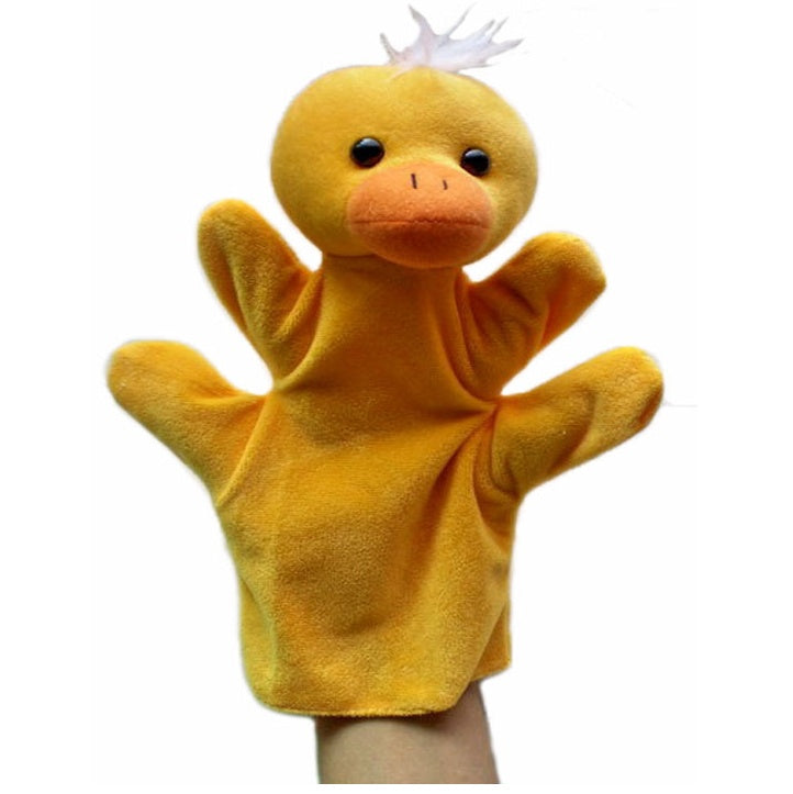 Duck plush animal hand puppet