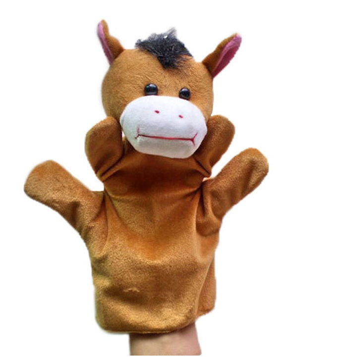 Horse plush animal hand puppet