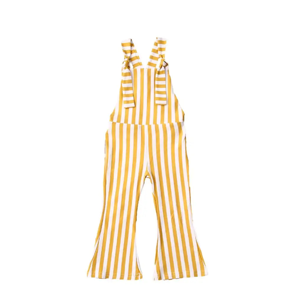 BabyLove Sleeveless Striped Romper at BubeBaby, perfect for baby girls from 0-5 years. Made from a comfy cotton-polyester blend, this versatile romper features a square collar, covered button closure, and short sleeves, ideal for all seasons. 