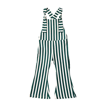 BabyLove Sleeveless Striped Romper at BubeBaby, perfect for baby girls from 0-5 years. Made from a comfy cotton-polyester blend, this versatile romper features a square collar, covered button closure, and short sleeves, ideal for all seasons. 
