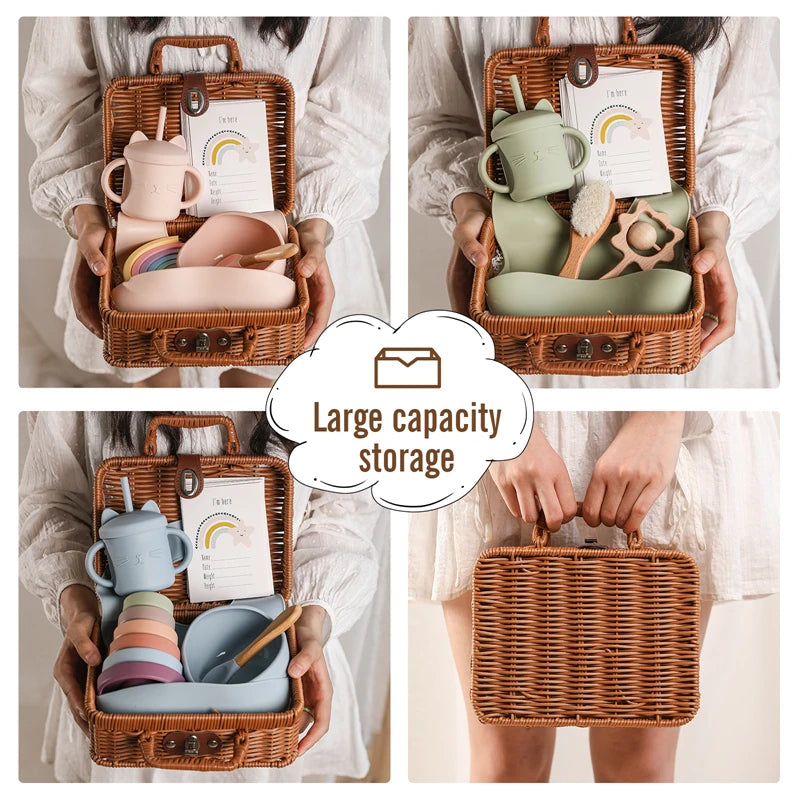 Discover the Montessori BabyLove Vintage Tableware Set at BubeBaby. This unisex set is perfect for infants and toddlers. Ideal for ages 0-24 months, it includes everything needed for stylish and functional mealtimes. Shop now for high-quality, vintage-inspired tableware for your little one