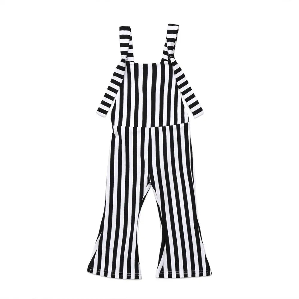 BabyLove Sleeveless Striped Romper at BubeBaby, perfect for baby girls from 0-5 years. Made from a comfy cotton-polyester blend, this versatile romper features a square collar, covered button closure, and short sleeves, ideal for all seasons. 