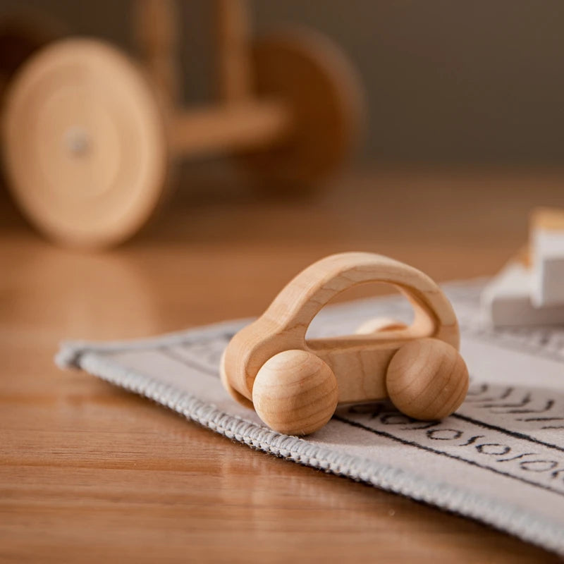 Montessori Beech Wood Toys for toddlers, featuring natural materials and educational designs from BubeBaby