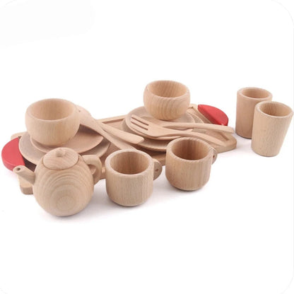 Explore our Babylove Wooden Montessori Tea Set, crafted from organic solid beech wood for sensory play. Suitable for children ages 3-14, CE-certified, and designed with no sharp edges for safe, supervised fun. Unisex and eco-friendly, perfect for imaginative and educational play