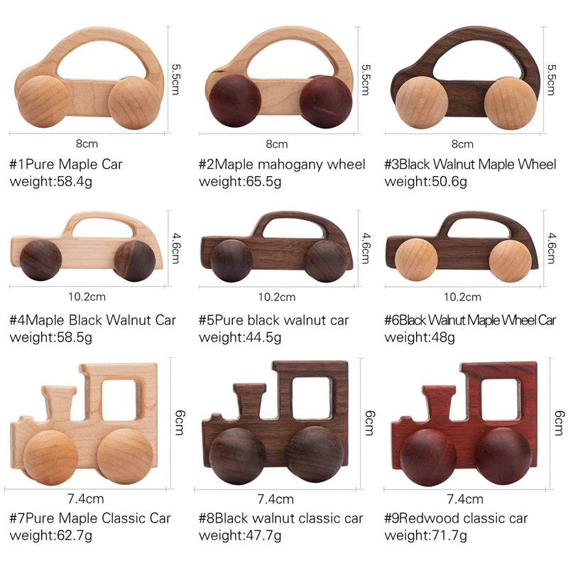 Montessori Beech Wood Toys for toddlers, featuring natural materials and educational designs from BubeBaby