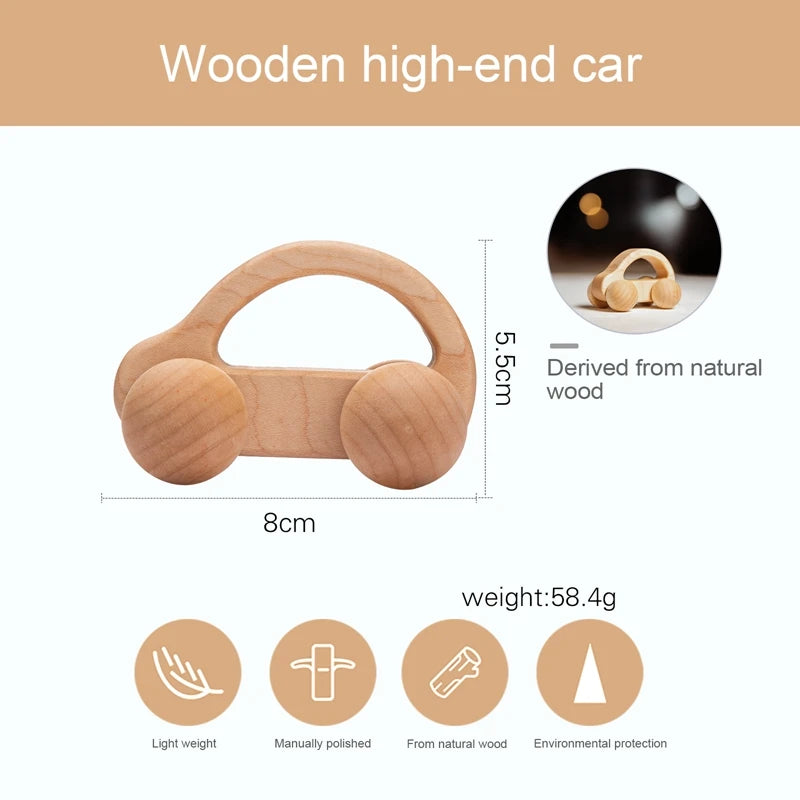 Montessori Beech Wood Toys for toddlers, featuring natural materials and educational designs from BubeBaby