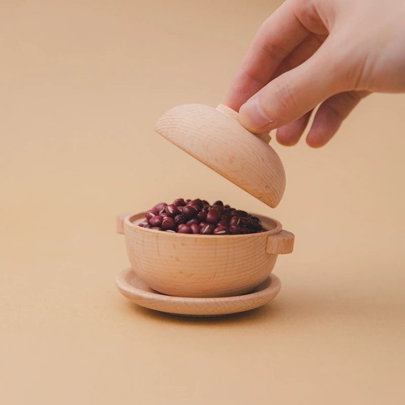 Discover our Babylove CE-certified Wooden Montessori Sand Play Set, ideal for children aged 3-14 years. Made from solid beech wood, this sensory play set includes sand and grain bowl holders, perfect for hands-on, organic learning. Unisex design, always use with adult supervision