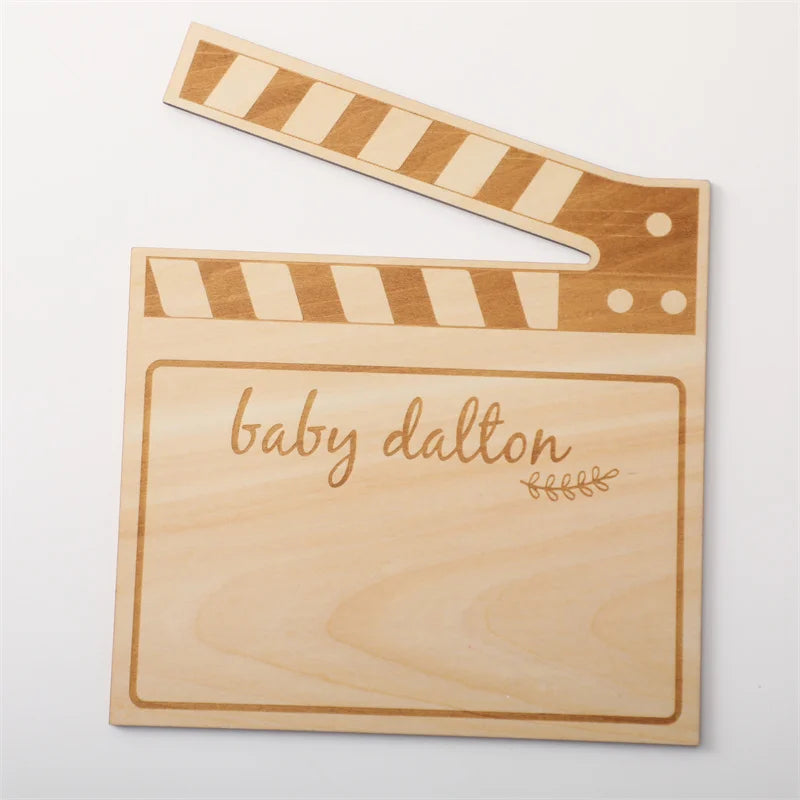 Wooden Chalkboard Milestone Memory Board