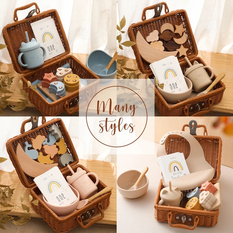 Discover the Montessori BabyLove Vintage Tableware Set at BubeBaby. This unisex set is perfect for infants and toddlers. Ideal for ages 0-24 months, it includes everything needed for stylish and functional mealtimes. Shop now for high-quality, vintage-inspired tableware for your little one