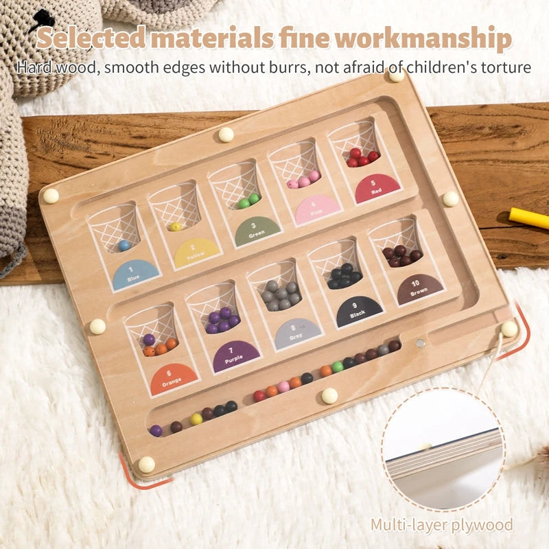 Montessori Magnetic Sorting Board