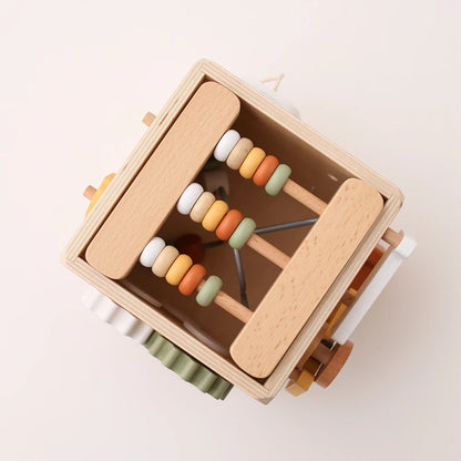 Montessori Multifunctional Forest Adventure Play Set With Gears and Shapes
