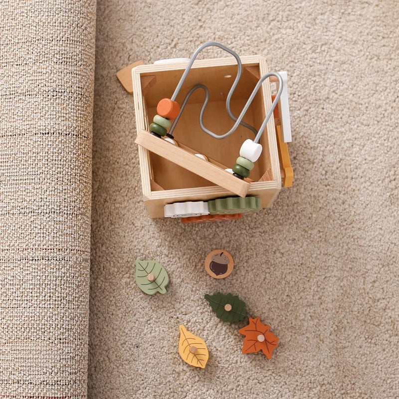Montessori Multifunctional Forest Adventure Play Set With Gears and Shapes
