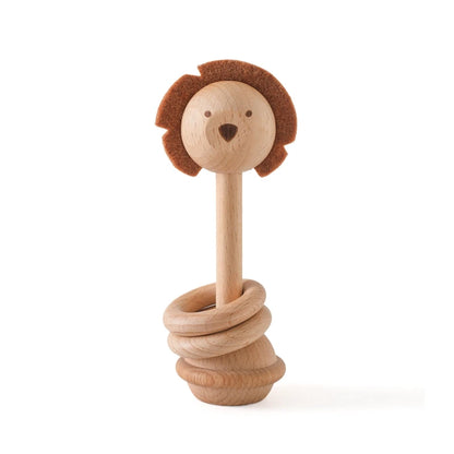 Explore our natural wood geometric rattle from Bubebaby BabyLove, designed for babies aged 0-36 months. CE-certified and crafted from high-quality wood, this unisex rattle features a variety of geometric shapes. Perfect for early sensory development and safe for all little ones
