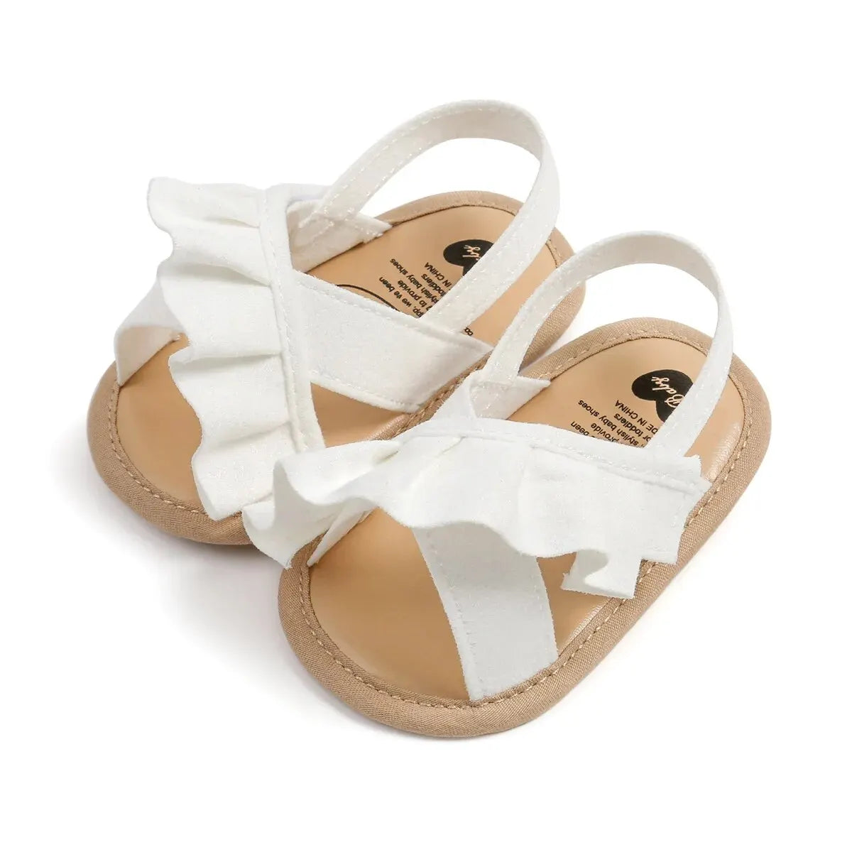 Discover BabyLove Sandals at BubeBaby! These summer sandals feature a flat heel, canvas upper. Ideal for baby girls, these sandals offer comfort and style for warm weather
