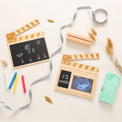 Wooden Chalkboard Milestone Memory Board