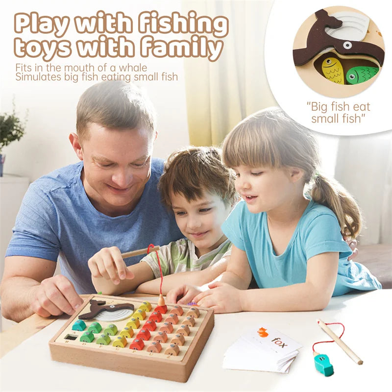Explore our Spelling Fishing Magnet Game from Bubebaby Babylove!  Perfect for ages 3-6 years, this engaging game features an animals & nature theme. Please note: keep away from fire and small pieces may pose a choking hazard. CE certified for safety in Europe, it’s a fun and educational choice for your little ones! 