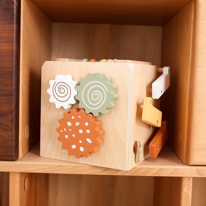 Montessori Multifunctional Forest Adventure Play Set With Gears and Shapes