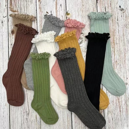 Bubebaby Babylove High-quality cotton children's socks for spring and autumn, solid pattern, true to size, available for ages 0 to 12 years. Each package includes one pair of socks. A must-have for any child’s wardrobe