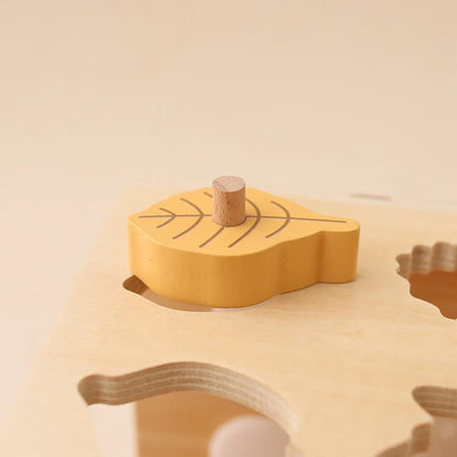 Montessori Multifunctional Forest Adventure Play Set With Gears and Shapes