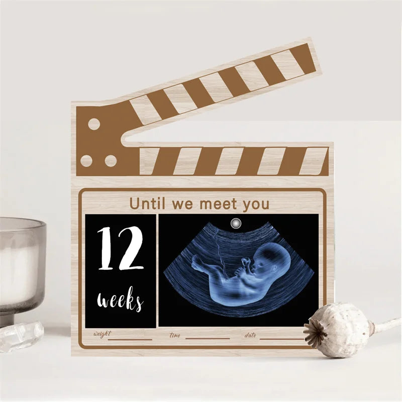 Wooden Chalkboard Milestone Memory Board