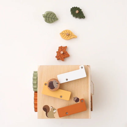 Montessori Multifunctional Forest Adventure Play Set With Gears and Shapes