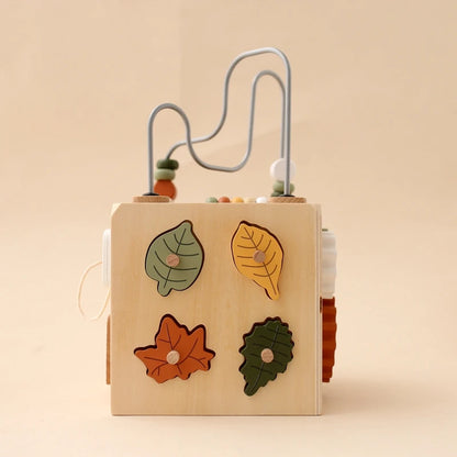 Montessori Multifunctional Forest Adventure Play Set With Gears and Shapes