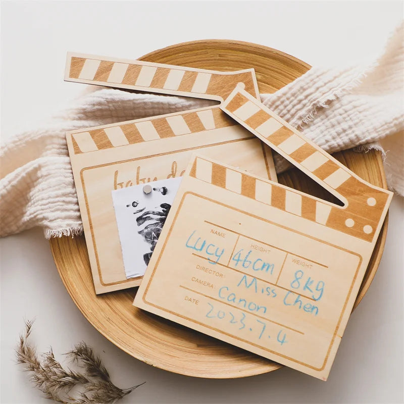Wooden Chalkboard Milestone Memory Board