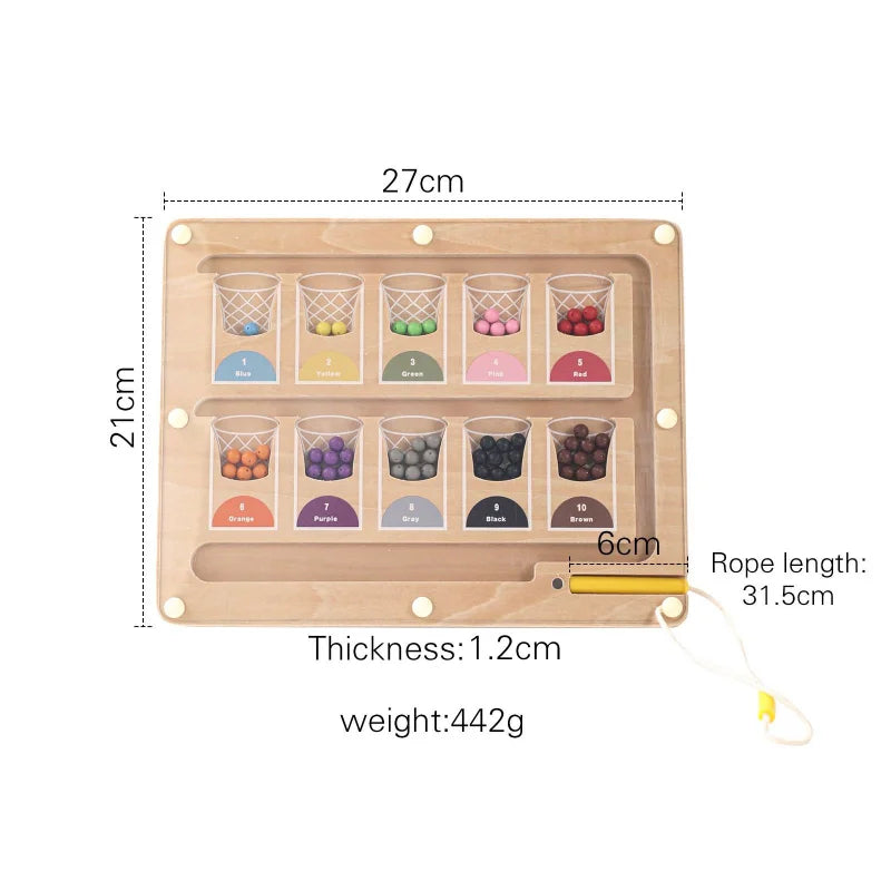 Montessori Magnetic Sorting Board