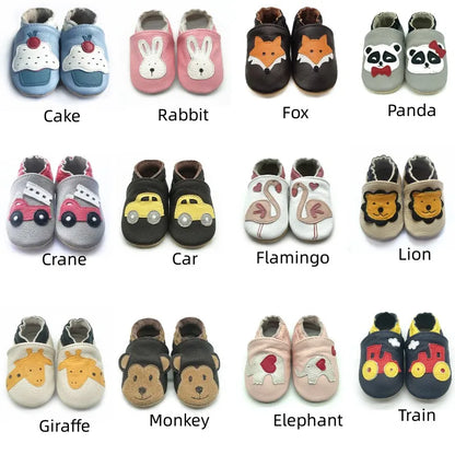Bubebaby BabyLove Cow Leather First Walker Booties, featuring a classic design with a comfortable fit for early walkers. The booties are equipped with a flexible sole to support baby’s first steps. They come in a versatile colors, making them a stylish and practical choice for little ones