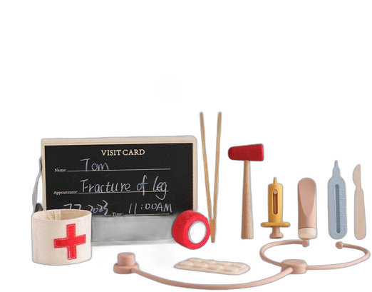 Wooden Pretend Doctor Kit