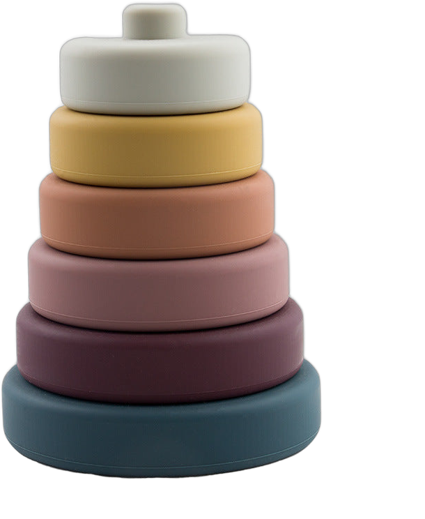 Silicone Stacking Ring Tower