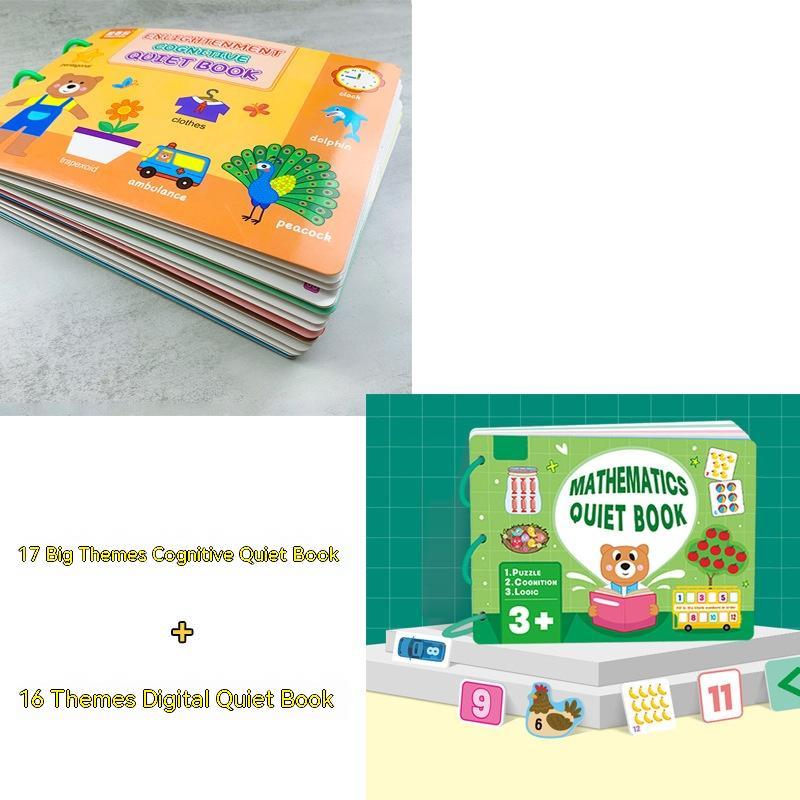 Math and cognitive quiet book set of 2